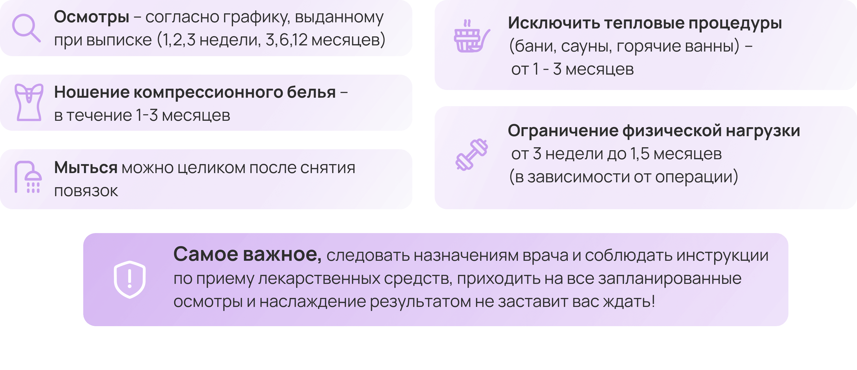 recommendations